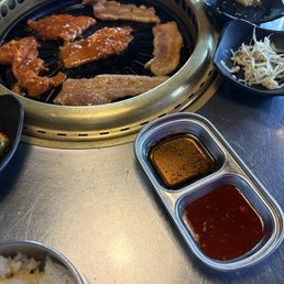Meats and banchan