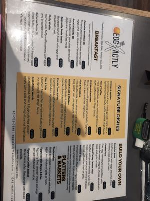 Menu photo 2 Eggxactly Breakfast & Deli Memphis, TN Menu photo 2 Eggxactly Breakfast & Deli Memphis, TN