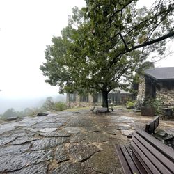 Cedar Falls Trail - Mather lodge where cedar falls hiking path begins