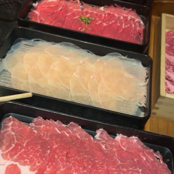 Ichi Shabu - USDA Chuck Sirloin, superior farms lamb shoulder, chicken breast & kurobuta pork shoulder - Japanese Near Me - Fresno, California Ichi Shabu - USDA Chuck Sirloin, superior farms lamb shoulder, chicken breast & kurobuta pork shoulder - Japanese Near Me - Fresno, California