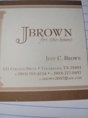 J Brown for the Home