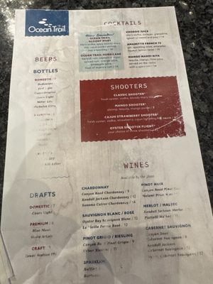 Menu photo 1 Ocean Trail Scottsdale, AZ