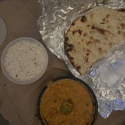 Tikka masala, Butter Naan Tikka masala, Butter Naan