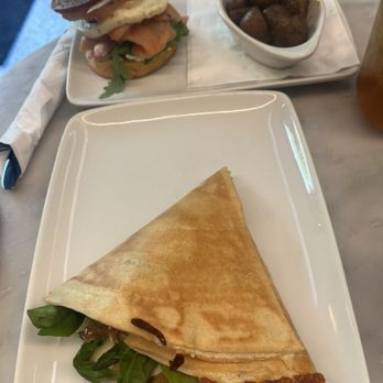 The Scarbrough - Goatshroom and Lox n' Found Croissant - Creperies Near Me - Austin, Texas