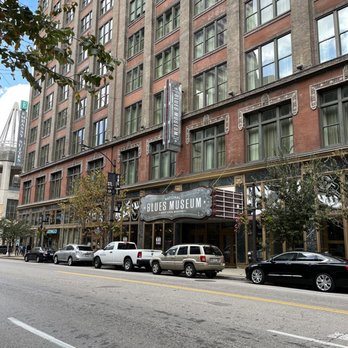 National Blues Museum - cars parked in front of a building - Music Venues Near Me - Saint Louis, Missouri