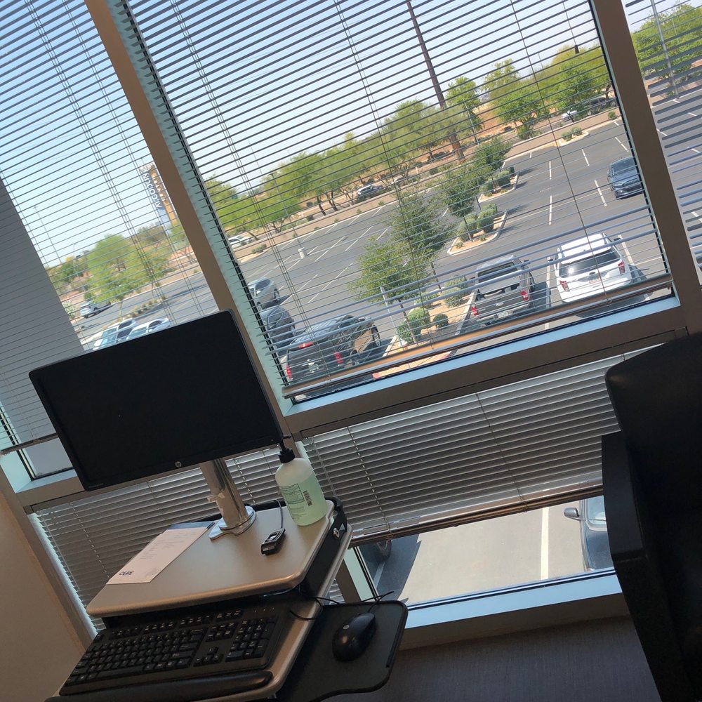 Calming view while waiting in medical room Calming view while waiting in medical room