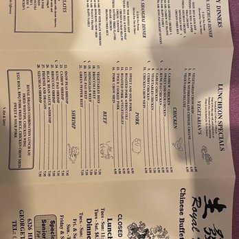 Royal Dragon - Menu - Chinese Near Me - Georgetown, California