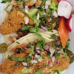 Fried fish tacos baby Fried fish tacos baby
