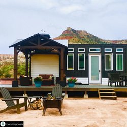 Zions Tiny Oasis - Gaurdian Angel, the first of many tiny houses being built.