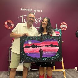 Painting with a Twist - Us what and amazing date night