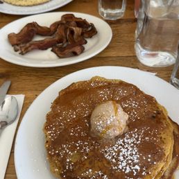 bacon, pumpkin pancake special bacon, pumpkin pancake special
