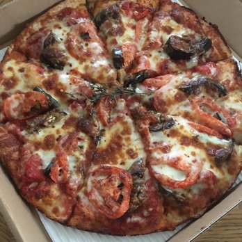 Amici's Kitchen and Living Room - Roasted Eggplant pizza with wheat crust - Pizza Near Me - Berkley, Michigan Amici's Kitchen and Living Room - Roasted Eggplant pizza with wheat crust - Pizza Near Me - Berkley, Michigan