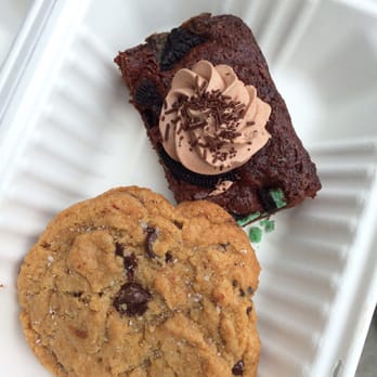 The Butchers Son - Chocolate Chip cookie with Seasalt $2 Mint Oreo Brownie $2.50 - Salad Near Me - Berkeley, California The Butchers Son - Chocolate Chip cookie with Seasalt $2 Mint Oreo Brownie $2.50 - Salad Near Me - Berkeley, California