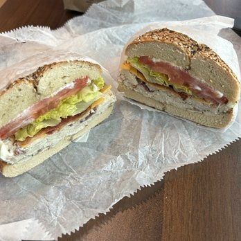 Bagel Cafe - Chicken Salad Club! Delicious - Bagels Near Me - McKinney, Texas