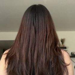 Aveda Institute Portland - This was my hair before I went in.