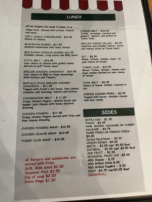 Menu photo 4 Cafe On The Avenue Buffalo, NY Menu photo 4 Cafe On The Avenue Buffalo, NY