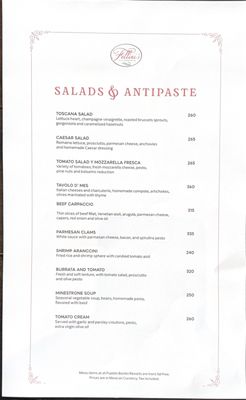 Menu photo 2 Fellini's Ristorante Cabo San Lucas, BCS Menu photo 2 Fellini's Ristorante Cabo San Lucas, BCS