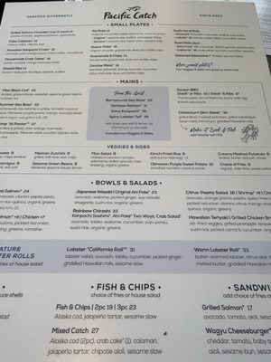 Menu photo 6 Pacific Catch Brea, CA