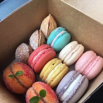 Katya's Bakery - Box of treats: macarons, oreshki, and persiki. All delicious and very affordable. - Coffee & Tea Near Me - Everett, Washington Katya's Bakery - Box of treats: macarons, oreshki, and persiki. All delicious and very affordable. - Coffee & Tea Near Me - Everett, Washington