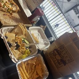 Had to eat our food from the bar because a server never came. Had to eat our food from the bar because a server never came.