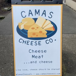 Camas Cheese - The sign board