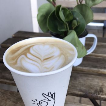 Neat Coffee - Apple sage almond milk latte - Coffee & Tea Near Me - Costa Mesa, California