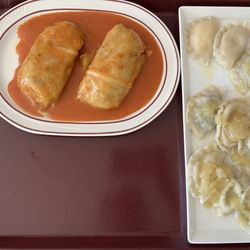 Janik's Pierogi Cafe & Juice Bar - 2 Golabki Dish and 9 pierogis