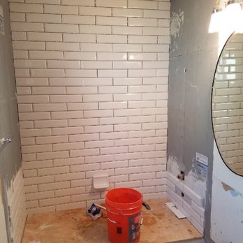 Contra Costa Termite Control - New tile wall going up. - Home Inspectors Near Me Contra Costa Termite Control - New tile wall going up. - Home Inspectors Near Me