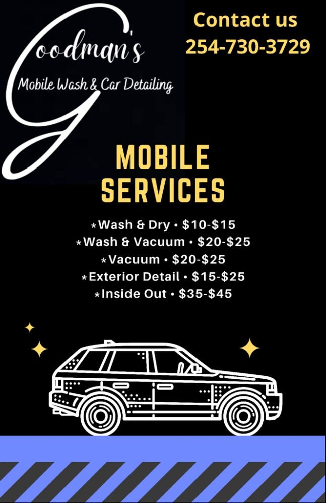 GOODMAN’S CAR WASH Updated October 2024 Waco, Texas Car Wash