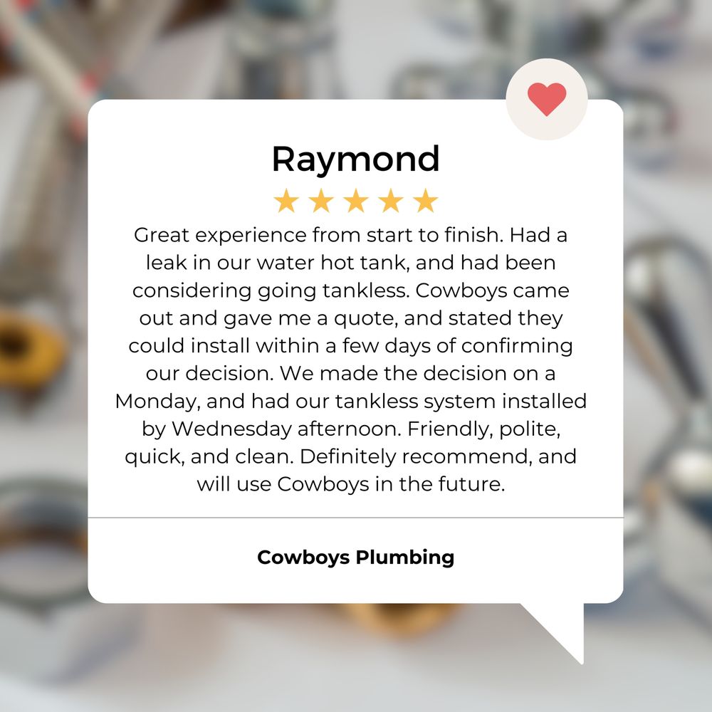 Slide of Cowboys Plumbing