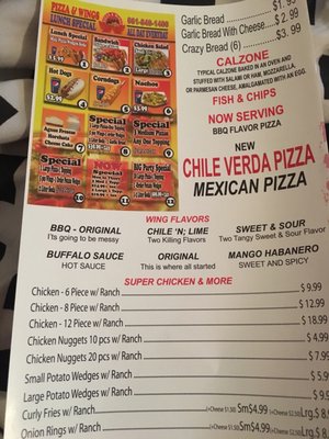 Menu photo 4 Pizza And Wings Earlimart, CA Menu photo 4 Pizza And Wings Earlimart, CA