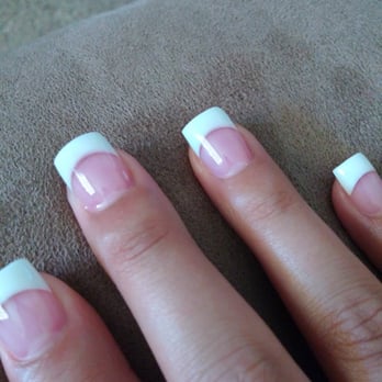 Palm Nails - Acrylic gel pink and white..best I eva had ;) - Nail Salons Near Me - San Diego, California Palm Nails - Acrylic gel pink and white..best I eva had ;) - Nail Salons Near Me - San Diego, California