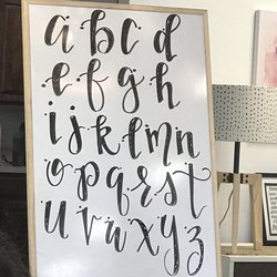 Crafting & Cocktails Easy Hand Lettering Class!