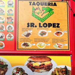 Partial pic of their menu