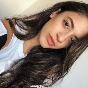 Lea McMillan - When my hair was dark and she added my first set of highlights. - Hair Stylists Near Me - Santa Monica, California