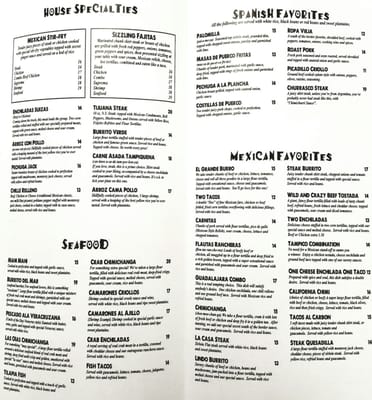 Menu photo 7 Cielito Lindo Oakland Park, FL