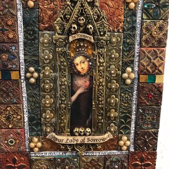 POP Gallery - Laurie Mika clay mosaic - Art Galleries Near Me - Santa Fe, New Mexico