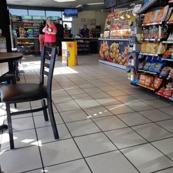 Krispy Krunchy Chicken - Inside sitting at one of the 3 tables looking at the self serve "restaurant '