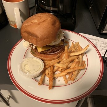 Katsu Burger - Ohayou Gozaimasu Burger, 12-spice fries, nori ranch dressing - Japanese Near Me - Seattle, Washington