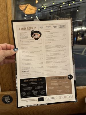 Menu photo 4 Shoryu Ramen London, XGL