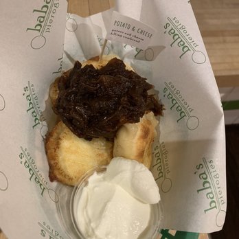 Baba's Pierogies - Potato and cheese - Modern European Near Me - Brooklyn, New York