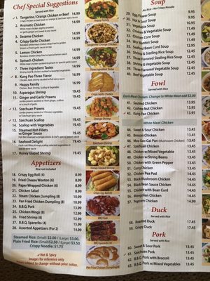 Menu photo 2 K & A Canton Restaurant Los Angeles, CA Menu photo 2 K & A Canton Restaurant Los Angeles, CA