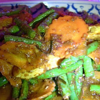 Chilli Thai - prik king (green beans & fried tofu) - Thai Near Me - Los Angeles, California