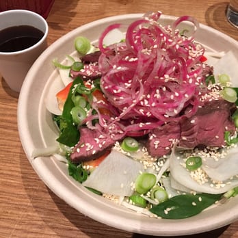 Icha Icha - Beef with zucchini and teriyaki on side. - Japanese Near Me - Solna, Alberta