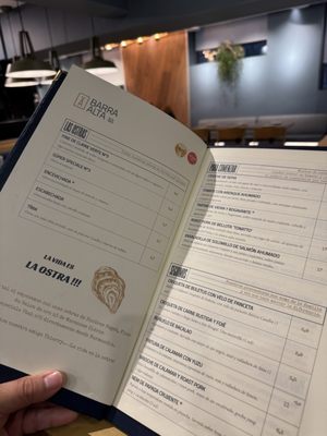 Menu photo 1 Barra Alta Barcelona, B
