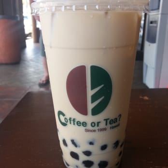 Coffee or Tea? - Jasmine milk tea with boba! - Coffee & Tea Near Me - Honolulu, Hawaii Coffee or Tea? - Jasmine milk tea with boba! - Coffee & Tea Near Me - Honolulu, Hawaii
