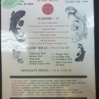 The Gaijin - Menu - Sushi Bars Near Me - Hazel Park, Michigan The Gaijin - Menu - Sushi Bars Near Me - Hazel Park, Michigan