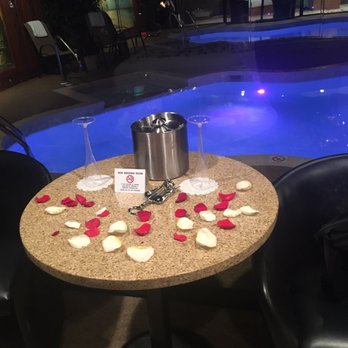 Sybaris Pool Suites - Peddles on the table in the room!! - Hotels Near Me - Northbrook, Illinois Sybaris Pool Suites - Peddles on the table in the room!! - Hotels Near Me - Northbrook, Illinois