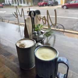 Golden Milk Latte + Seasonal Latte