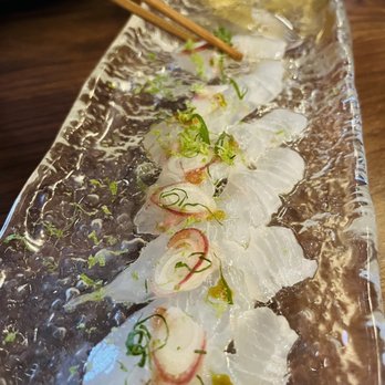 Soto - Sayori sashimi (they sold out of the 16 whole fish...so we did not get the full presentaion). This was by far my FAVOURITE menu item - Japanese Near Me - Houston, Texas
